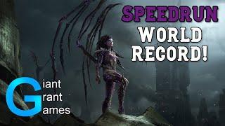 I got the Heart of the Swarm Speedrun World Record! [Speedrun Showcase]