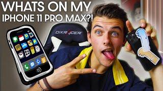 WHAT'S ON MY IPHONE 11 PRO MAX? | JACOB GOLDING