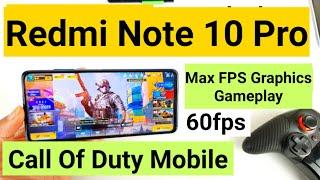 Redmi note 10 pro 60fps call of duty gameplay graphics support test