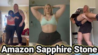 Tall Amazon Sapphire Stone | tall amazon model | tall woman short man