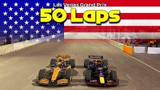 F1 24 - 100% Race Las Vegas w/ Verstappen | #LasVegasGP 