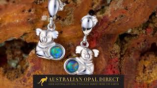 Gold Earrings, Green Earrings, Opal Stud Earrings - Australian Opal Direct | Worldwide Shipping