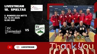 18. Spieltag 2. Bundesliga Mitte 2024/25: KSC Frammersbach - SV Wernburg