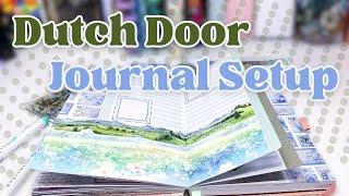 Weekly Creative Journal Setup & Plan With Me August 2024 [Dutch Door Spread]