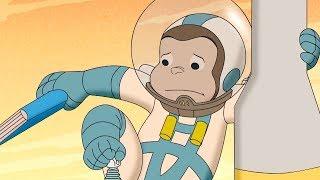 Curious George  George in Mars Compilation HD  Cartoons For Children