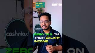 Zero tax on 90 lacs salary Free Income Tax Return filing Day 9 Check pinned comment ⏬️⏬️