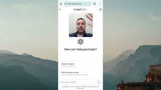 Как разговаривать с ChatGPT голосом с телефона