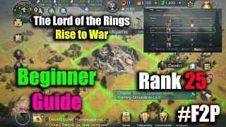 The Lord of the Rings: Rise to War Beginner Guide