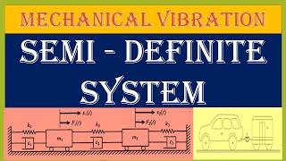 MV63 Semi Definite System !! Two Degree of Freedom system !! One Mass having one Zero Frequency