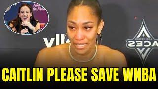 Caitlin Clark SHOCKED After A'ja Wilson CRIED for EMPTY SEATS & DISASTER Playoffs Ratings