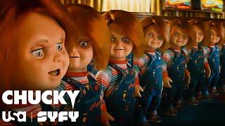 There's No Such Thing As Too Many Chuckys | Chucky TV Series (S1 E8) | SYFY & USA Network