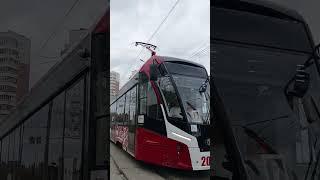 Г. Пермь. Трамвай 2028. Модель 71-911ЕМ, маршрут 7.