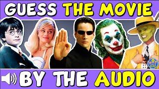 Guess The "MOVIE BY THE AUDIO" QUIZ!  | CHALLENGE/ TRIVIA