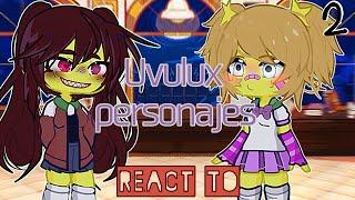 •Uvulux personajes reaccionan a (?)• [] Leer descripción [] Parte 2 [] Atrasado [] - Sofilop48