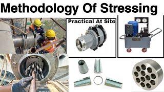 Methodology Of Stressing | Psc Girder Stressing | Post Tensioning | PSC Grider Stressing Methodology