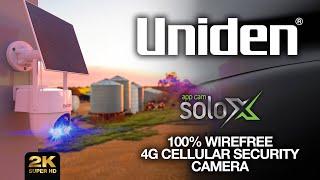 Uniden - App Cam SOLO X2K 4G PT - Cellular Security Camera