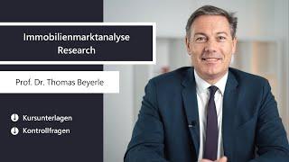 Immobilienmarktanalyse - Research | Prof. Dr. Thomas Beyerle