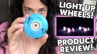 LUMINOUS LIGHT UP WHEEL REVIEW! | Planet Roller Skate