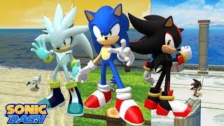 Sonic Dash (iOS) - Sonic vs. Shadow vs. Silver