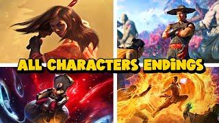 ALL CHARACTERS ENDINGS - MORTAL KOMBAT 1 (2023) [FULL HD]