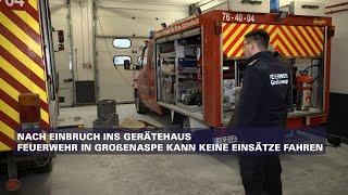 Nach Einbruch ins Gerätehaus: Feuerwehr Großenaspe kann keine Einsätze fahren