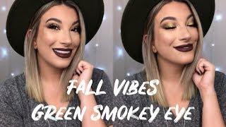 GREEN SMOKEY EYE MAKEUP TUTORIAL