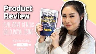 Evil Cake Genius Metallic Royal Icing Product Review