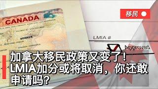 加拿大移民政策又变了！LMIA加分或将取消，你还敢申请吗？