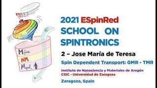 Jose María de Teresa - Spin Dependent Transport: GMR and TMR - ESpinRed School on Spintronics 2