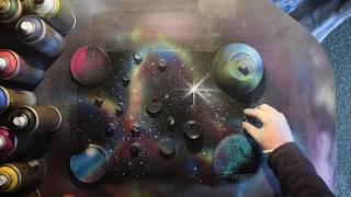 Spray Paint Art - Galaxy of colors