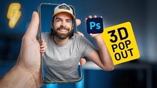 3D Pop Out Screen EFFECT | Photoshop Tutorial