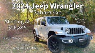 2024 Jeep Wrangler Sahara 4xe - Sky 1-Touch Power Top