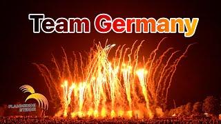 [4K] Flammende Sterne 2024 Ostfildern | Feuerwerk - Team Deutschland  | Innovative Pyrotechnik