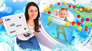 Sevcan und Derin im Baby SPA. Kinder Video auf Deutsch. Mama Vlog