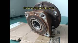 2017 BMW X3 rear wheel bearing and hub replacement step by step. With list of necessary tools.