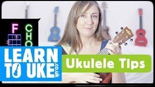 Learn To Uke the Ukulele Strum Chuck (chuck/chunk/palm mute) Strum in 2 Minutes