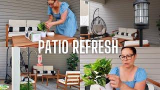 PATIO MAKEOVER || CLEAN AND DECORATE WITH ME || PATIO TRANSFORMATION