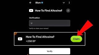 How To Find Altcoins? Blum Code | Blum Code How To Find Altcoins? | Blum Youtube Video Code