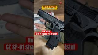 How to use ASG CZ 75 SP-01 Shadow CO2 BB Air Pistol ? #CZ75 #co2airgun #bbgunindia #airguninindia