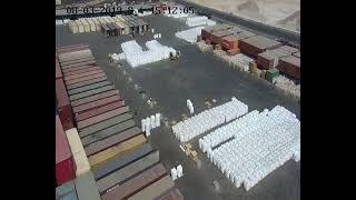 Heavy container operation (Bandarabbas -Iran)عملیات لجستیک در بندرعباس