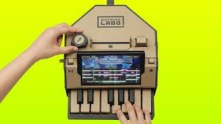 Using the Nintendo Labo Piano to Make Music