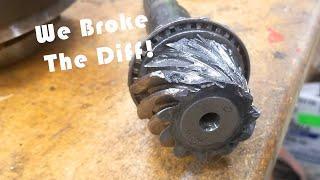 What does a broken pinion gear sound like? - Our diff broke!
