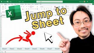 Jump to ANY Excel Sheet with Secret Shortcut (5 Levels)