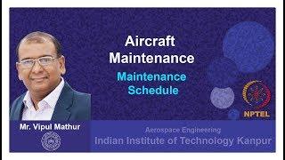 Lecture 12   Maintenance Schedule