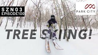 TREE SKIING at PARK CITY!