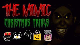 Five Friends Run Laps Around Krampus | Roblox - The Mimic Christmas Trials