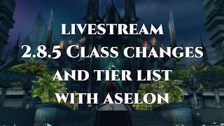 Talking about class changes and 1v1 class tier list - Costream with Aselon -