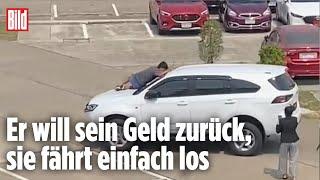 Ehe-Streit eskaliert komplett | Heftiger Streit auf einem Parkplatz