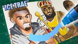 5 NBA Nicknames Drawn In WILD Art Styles! 