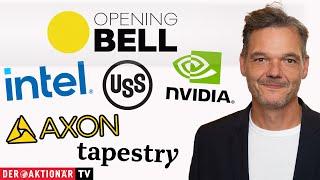 Opening Bell: S&P 500, Nvidia, LAM Research, Axon Enterprise, Tesla, Intel, Tapestry, US Steel